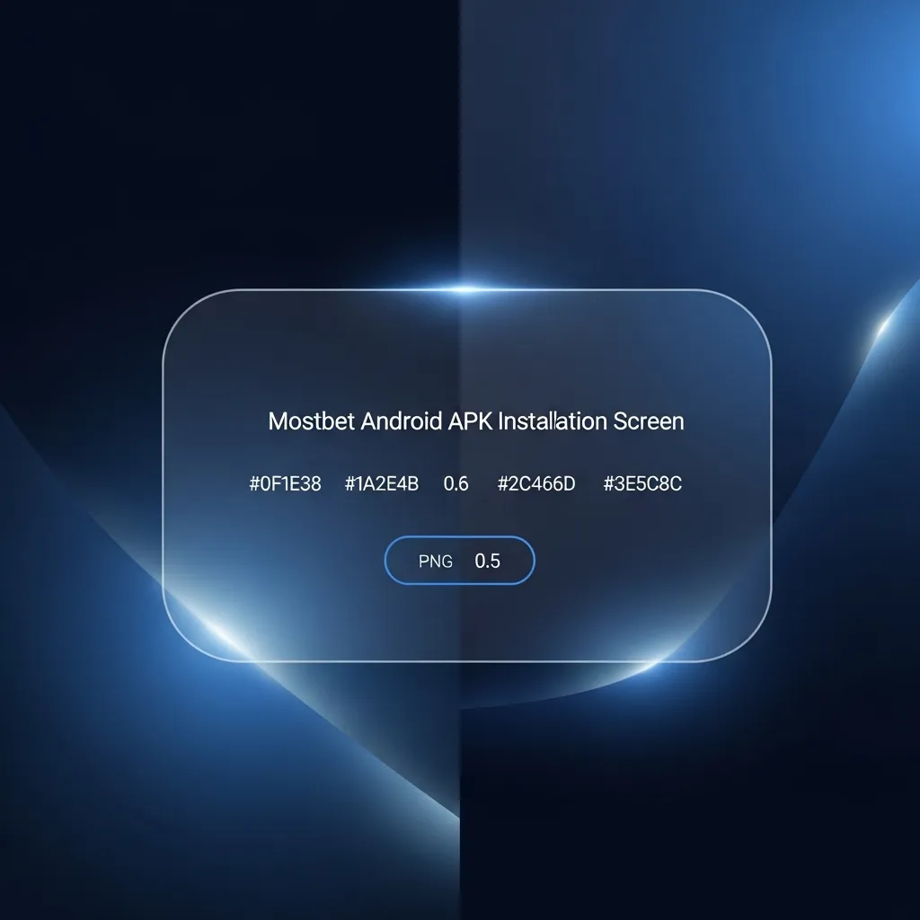 Mostbet Android APK Kurulum Ekranı